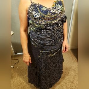 Fancy dark blue dress